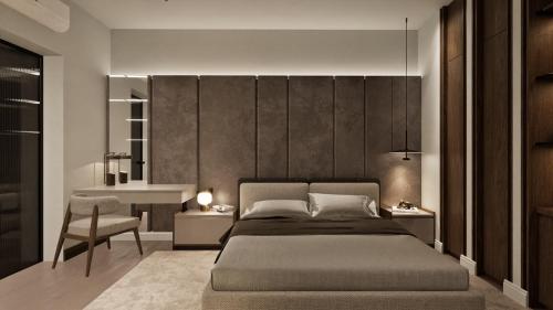 Χώρος καθιστικού στο Cavo Mare Suites