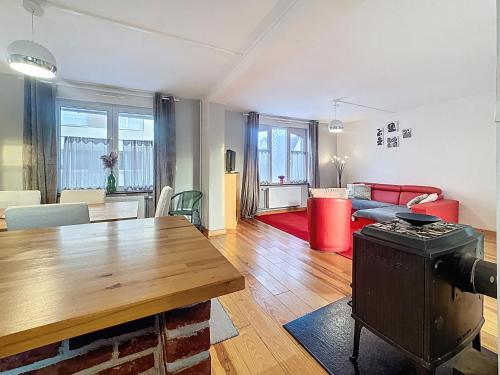 Χώρος καθιστικού στο Duplex 363 - Détente en bord de Mer