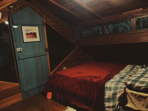 Postel nebo postele na pokoji v ubytování Refúgio Zakopane