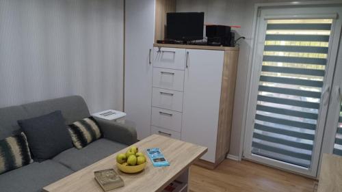 Μια τηλεόραση ή/και κέντρο ψυχαγωγίας στο mobil home Běla