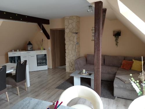 Posezení v ubytování Landhaus Waldblick