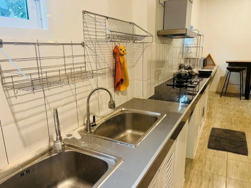 Kuchyň nebo kuchyňský kout v ubytování Smile house2