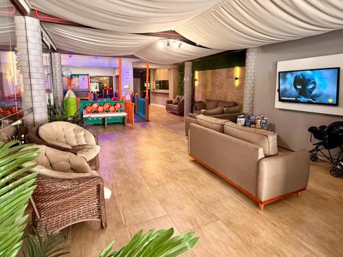 TV/trung tâm giải trí tại Hotel Estrela do Mar