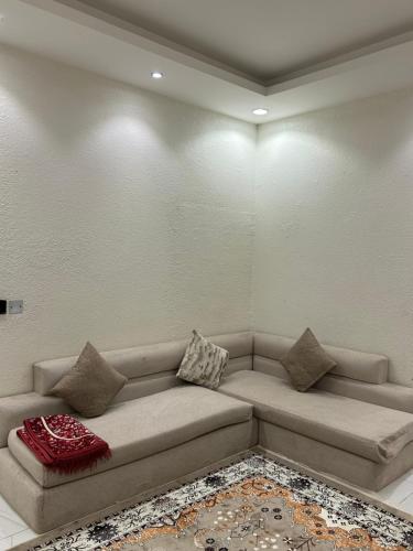 Ein Sitzbereich in der Unterkunft شقق فخامة العاصمة