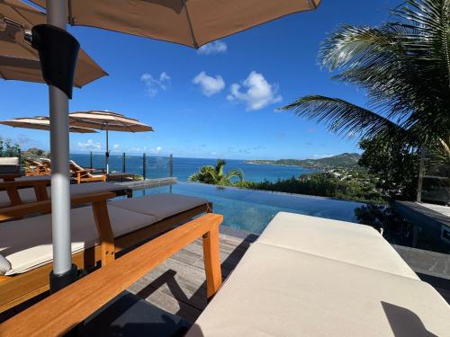 Fotografie z fotogalerie ubytování The Red Cloud Villa with Incredible Ocean View !!!! v destinaci Saint Barthelemy