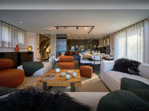 Χώρος καθιστικού στο Chalet Fango - OVO Network