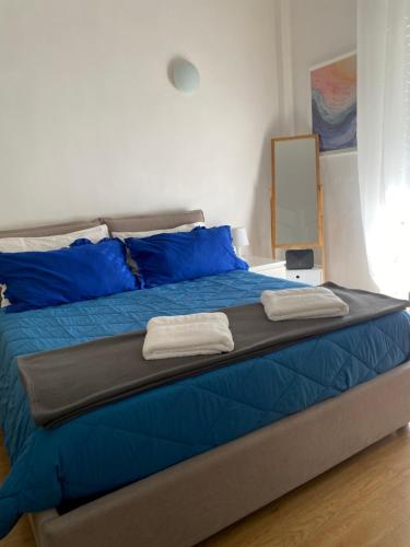 Postel nebo postele na pokoji v ubytování EMMEVI House