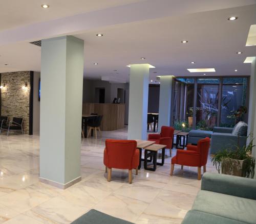 Et opholdsområde på Hotel Bariloche Ski