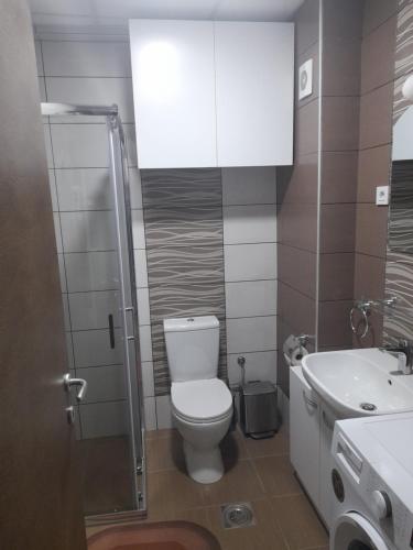 Koupelna v ubytování leoben