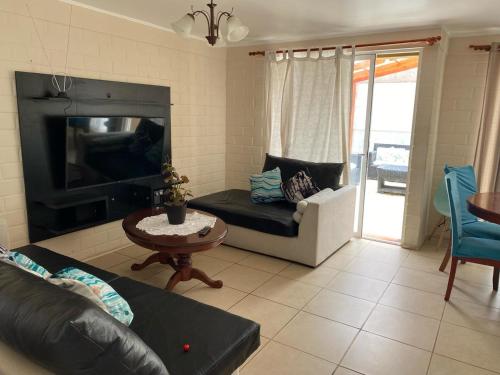 Χώρος καθιστικού στο Casa completa amplia terraza y estacionamiento