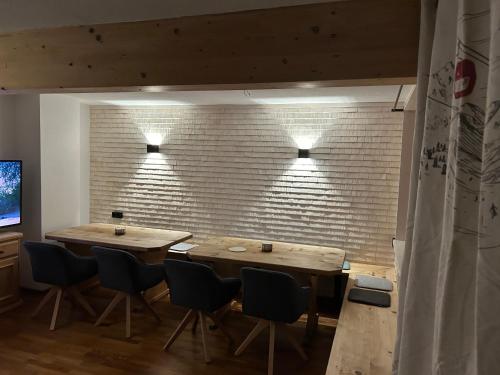 Μια τηλεόραση ή/και κέντρο ψυχαγωγίας στο Mazot - ganzes Ferienhaus