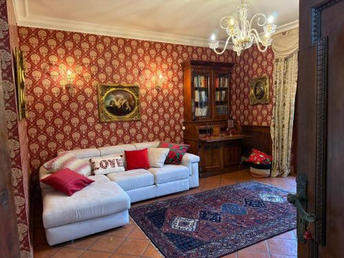 Posezení v ubytování Rome Charm House