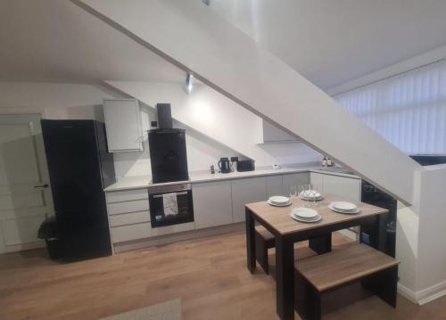 Η κουζίνα ή μικρή κουζίνα στο Stylish modern 2 bedroom apartment