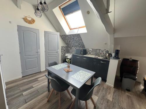 Χώρος καθιστικού στο Appartement avec cour