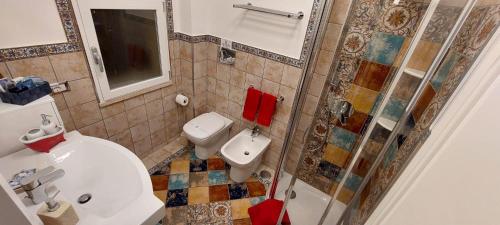 Koupelna v ubytování Casa Emar