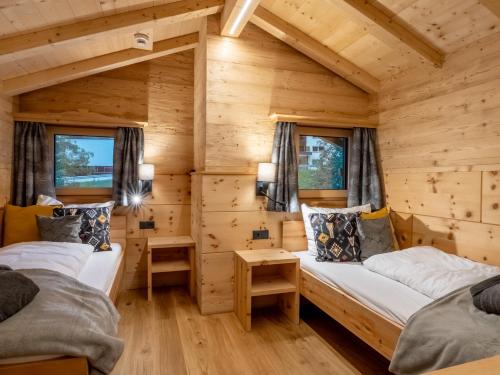 Ένα ή περισσότερα κρεβάτια σε δωμάτιο στο Alte Mühle