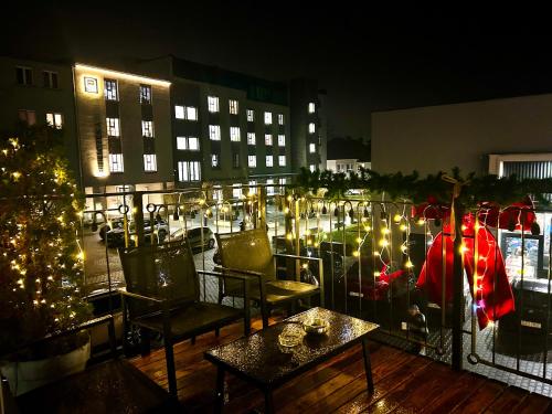 Το κτήριο όπου στεγάζεται  το πανδοχείο