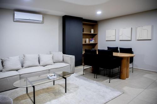 Zona de estar de Luxury Penthouse Loft en Piso 29, Zona Norte