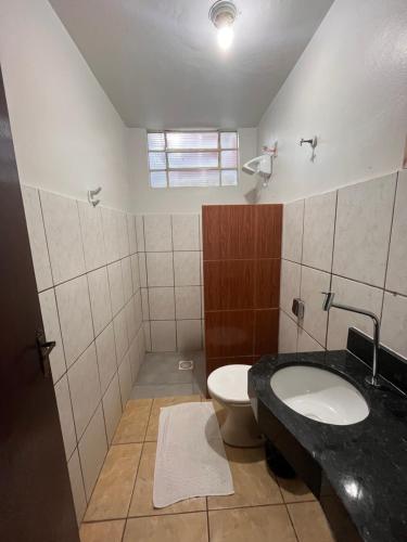 Et badeværelse på Hotel Tropical