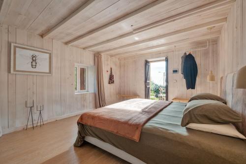 Postel nebo postele na pokoji v ubytování Apple Tree House