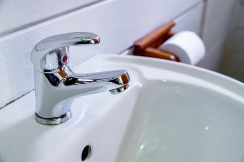 Ένα μπάνιο στο The Lineage Lodge