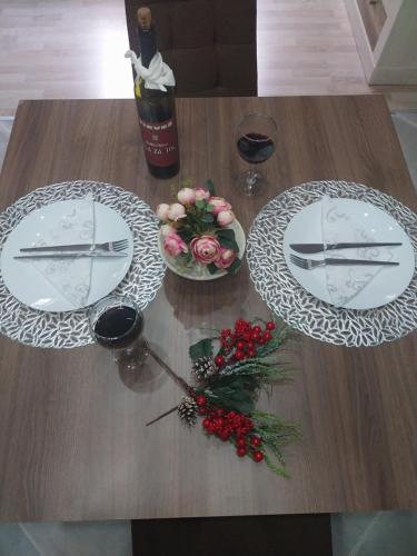 Nápoje v ubytování Park Apartment