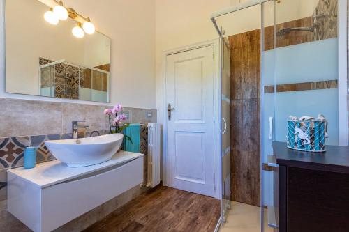 Koupelna v ubytování Villa Eden sul mare