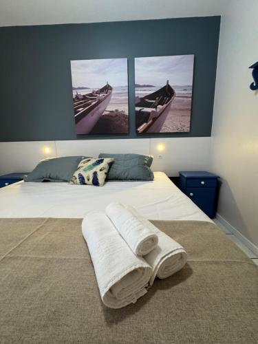 Postel nebo postele na pokoji v ubytování Pousada Poente do Sol