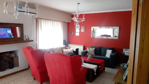 Χώρος καθιστικού στο Luna Nueva