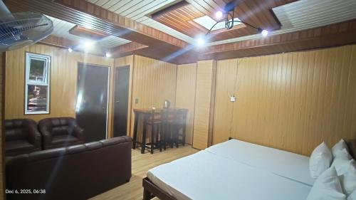 Ένα ή περισσότερα κρεβάτια σε δωμάτιο στο Kiyomi's Inn