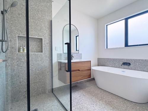 Et badeværelse på Your Country View Nest