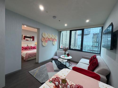 Postel nebo postele na pokoji v ubytování Dream Home