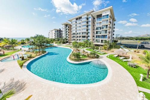 Mi Ventana del Mar 3G في شام: صورة لحمام سباحة في منتجع