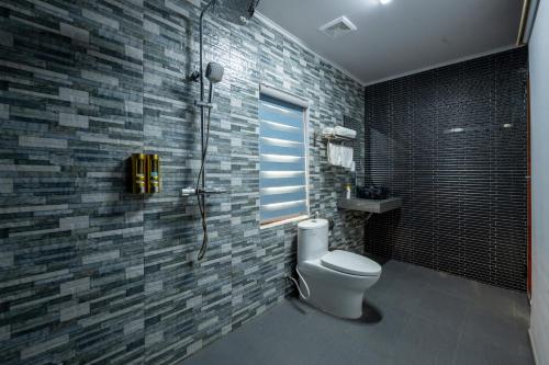 Ванная комната в Hang Mua Green Garden Homestay