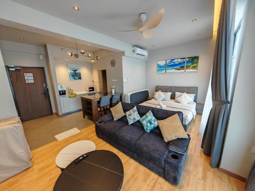 Χώρος καθιστικού στο DIY Guest House Studio - Imperium Residence Kuantan