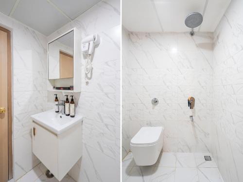 Koupelna v ubytování Rcc Hotels Gachibowli