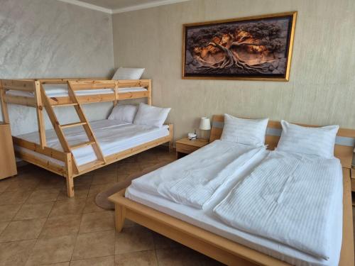 En eller flere senge i et værelse på Апартаменти Ванкови 2