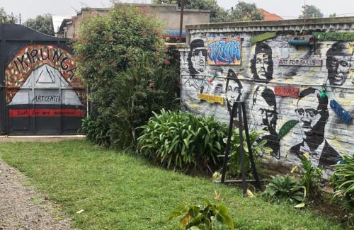 Zahrada ubytování Ikirunga Art Center