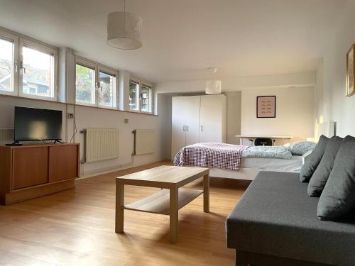 Postel nebo postele na pokoji v ubytování Villa Room