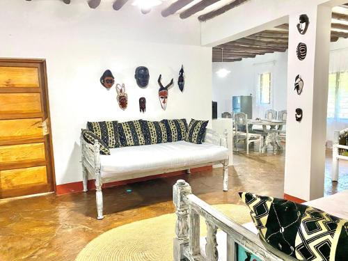 Χώρος καθιστικού στο Villa Tata Diani