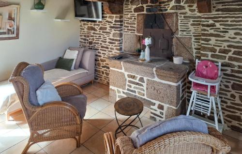 Гостиная зона в Maison Campagne Normandie