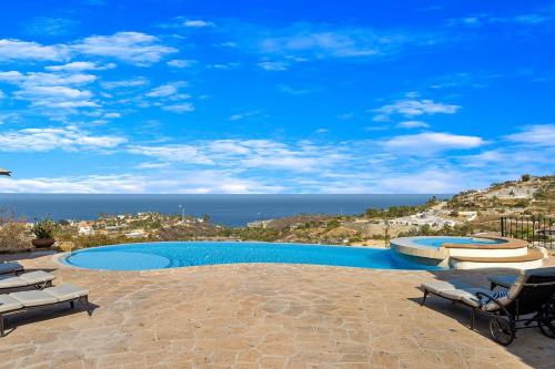 Naturlandskabet i nærheden af villaen