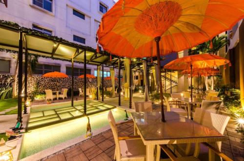 Restaurace v ubytování 嬉安平 Si Anping by Hotel Si