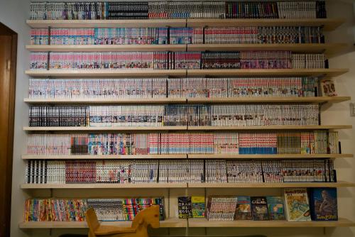 Knihovna v prázdninového domu