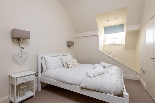 Ένα ή περισσότερα κρεβάτια σε δωμάτιο στο Elie House No 12 - Elie