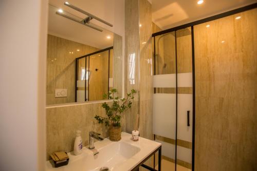 Koupelna v ubytování Suite 175