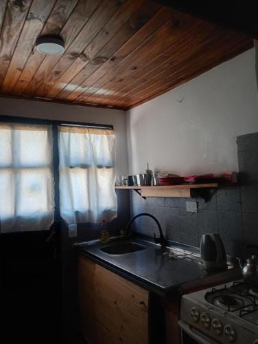 Køkken eller tekøkken på Casa Piramides