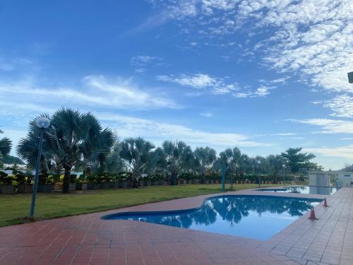 Swimmingpoolen hos eller tæt på IRONMAN HomeStay