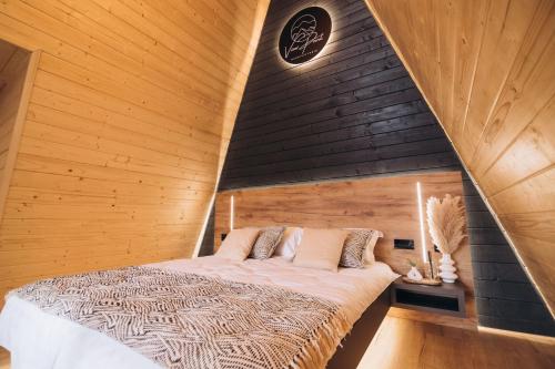 Postel nebo postele na pokoji v ubytování View Point Maguri