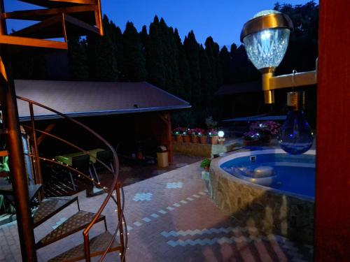 Πισίνα στο ή κοντά στο Petra Vendégház